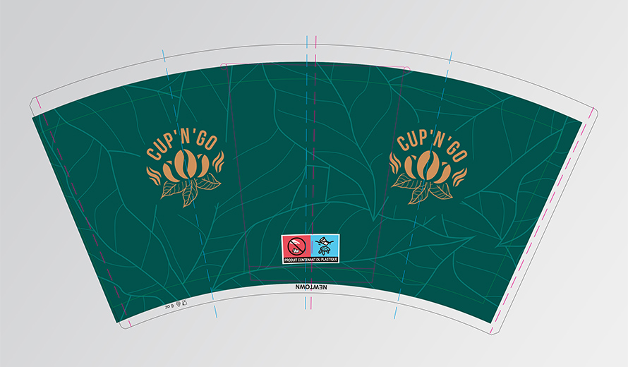 Coadri Diffusion : Gobelet pour distributeur de café & logo