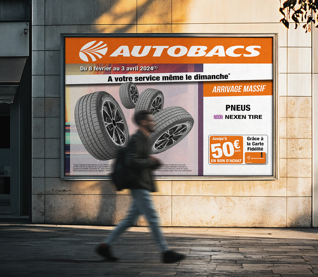Autobacs : affiches produits et promotionnelles