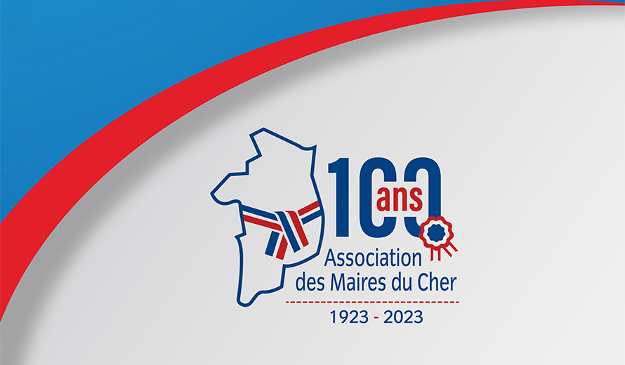 Association des Maires du Cher : Visuel & déclinaison de logo