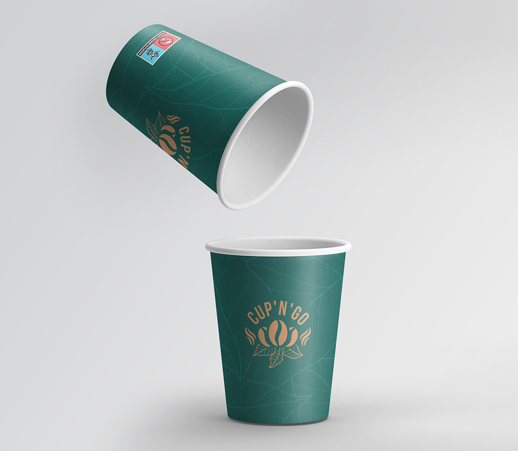 Coadri Diffusion : Gobelet pour distributeur de café & logo